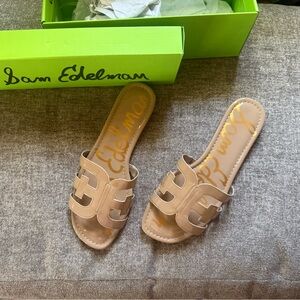 Sam Edelman Beige Slide Sandals